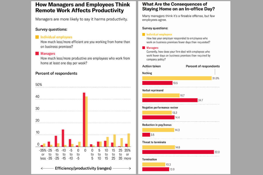 Investigación por Harvard Business Review acerca del trabajo remoto